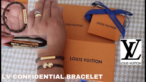 lv daily confidential bracelet|lv bracelet size chart.